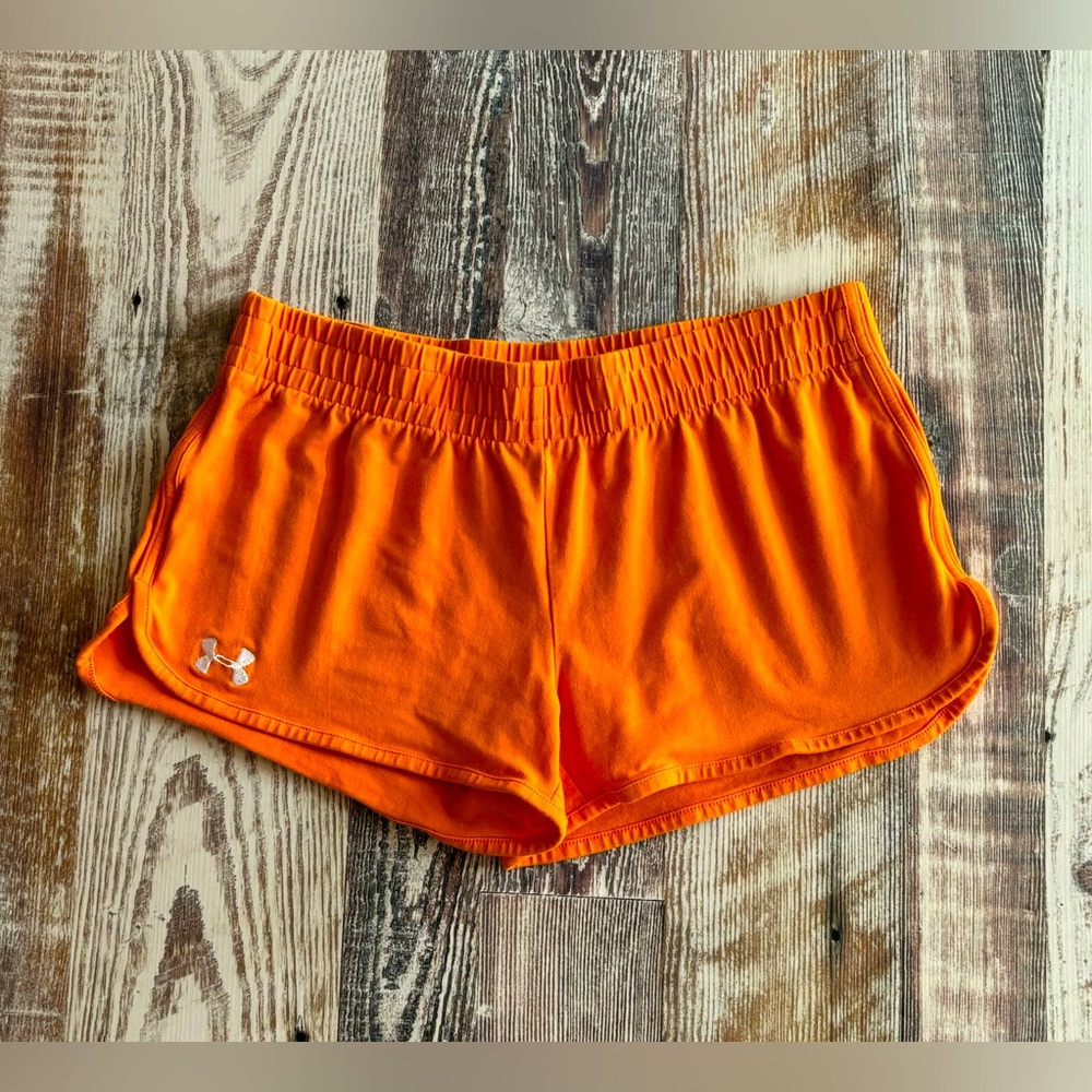 Women’s Sz., Med.,  Orange Heat Gear Shorts